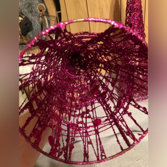 Pink Glitter Cone Trees - Picture 4 of 6